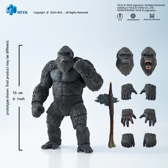 HIYA Exquisite Basic Series Godzilla x Kong The New Empire King Kong Action Figure