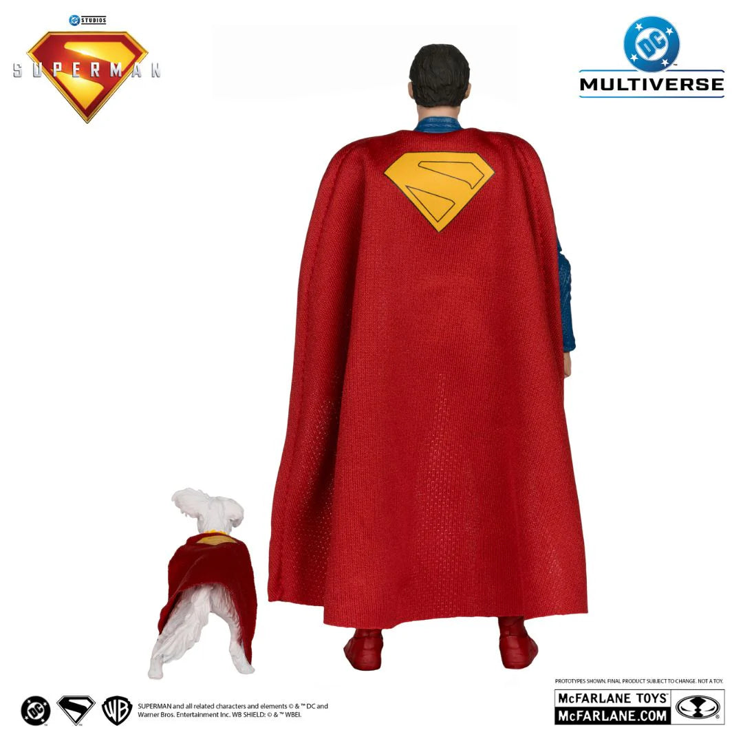Superman with Krypto The Super Dog (Superman Movie) Deluxe Action Figure By Mcfarlane
