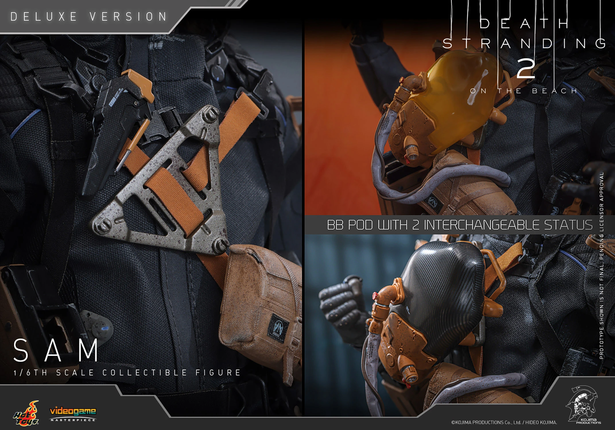 Death Stranding 2 On the Beach Sam (Deluxe Version) Figure by Hot Toys