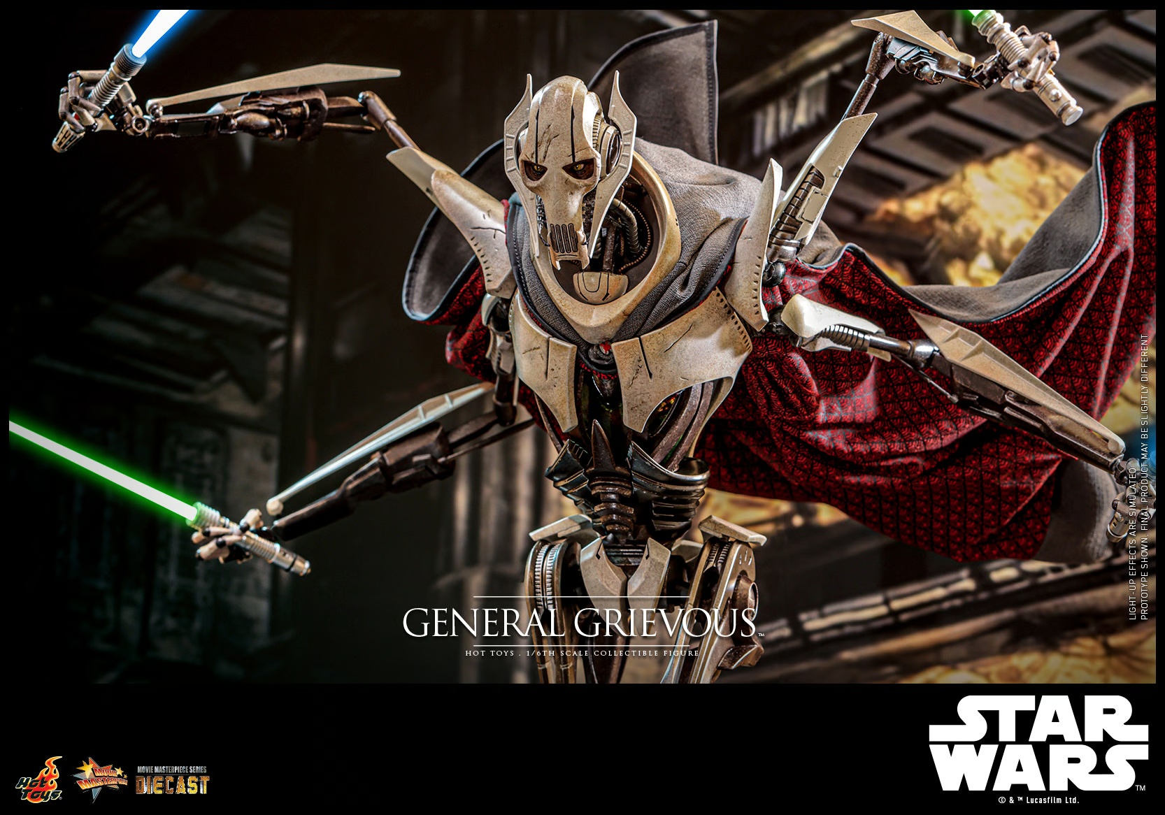 General Grievous Sixth Scale Figure by Hot Toys