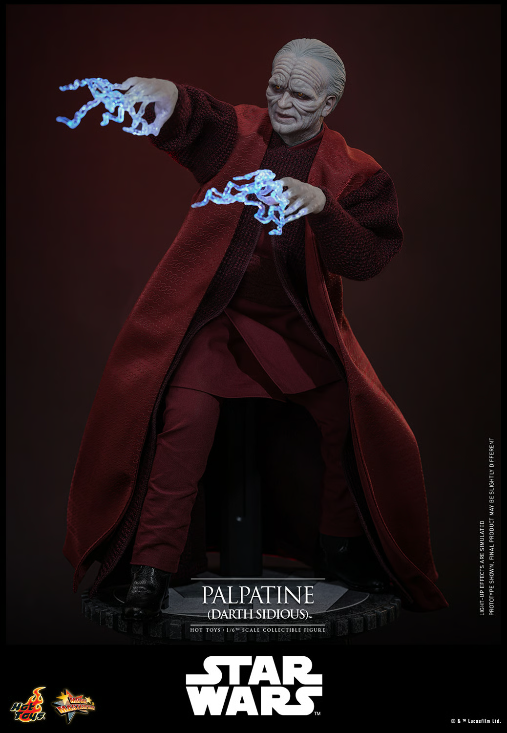 Palpatine Darth Sidious Sixth Scale Figure by Hot Toys