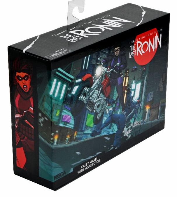 TMNT IDW Comics The Last Ronin Casey Marie With Motorcycle Action Figure by Neca