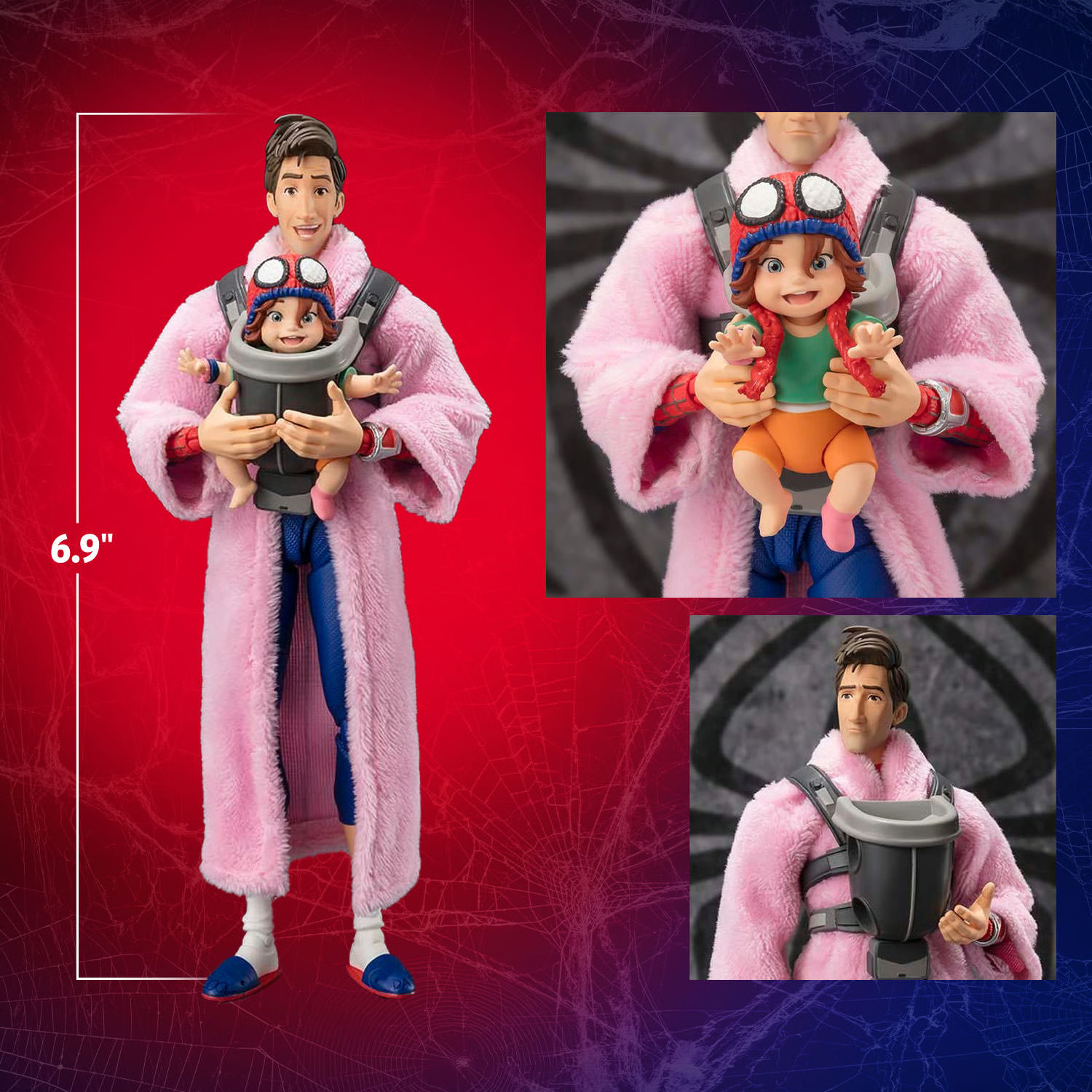 Spider-Man: Across the Spider-Verse Peter B. Parker & Mayday Parker Action Figure by S.H.Figuarts