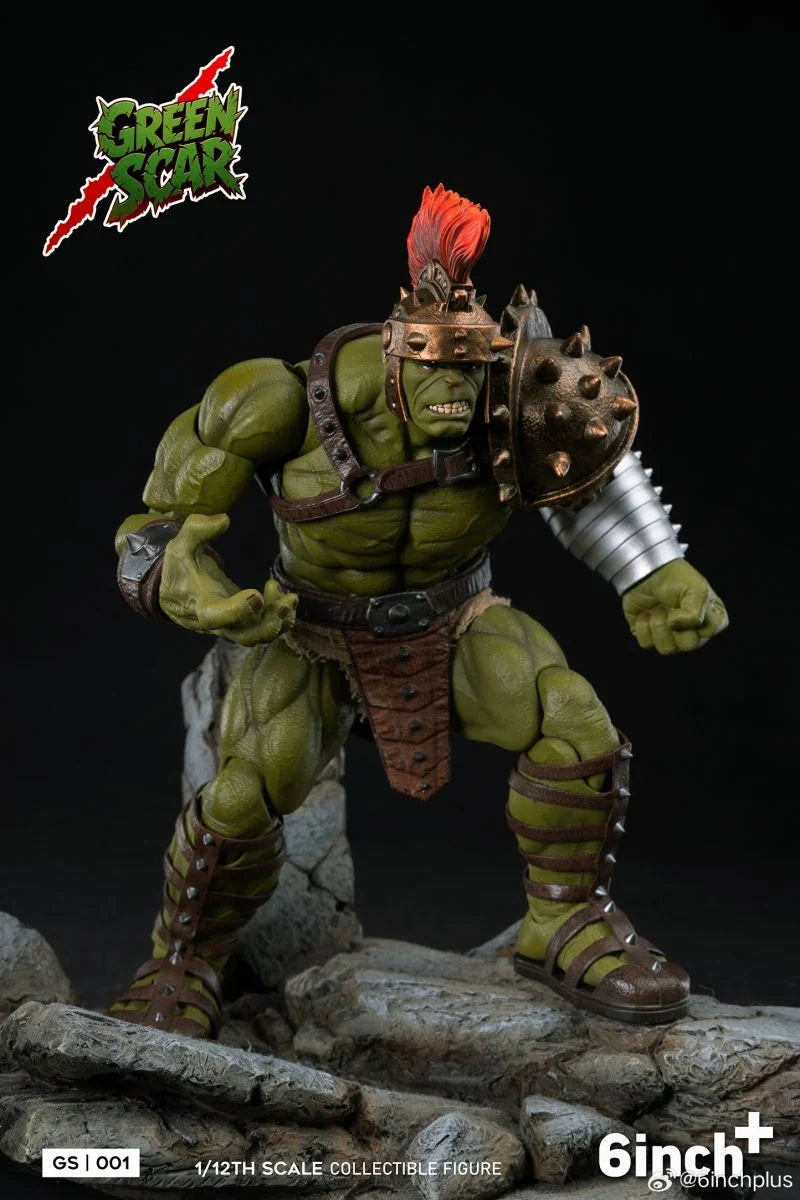 6INCH PLUS 1/12 GS001 GREEN SCAR Deluxe Action Figure