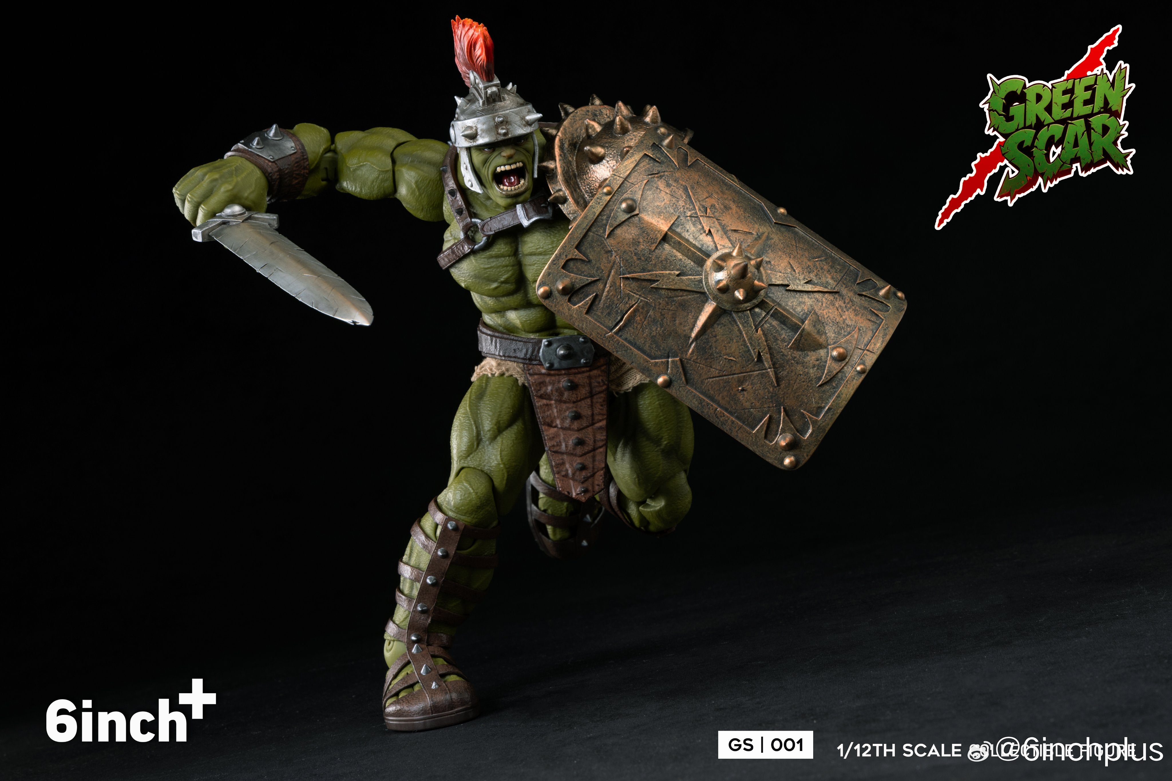6INCH PLUS 1/12 GS001 GREEN SCAR Deluxe Action Figure