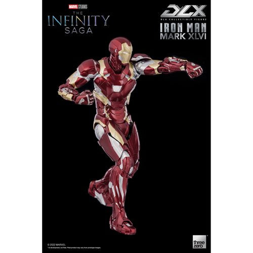 Avengers: Infinity Saga Iron Man Mark 46 DLX 1:12 Scale Action Figure By Threezero