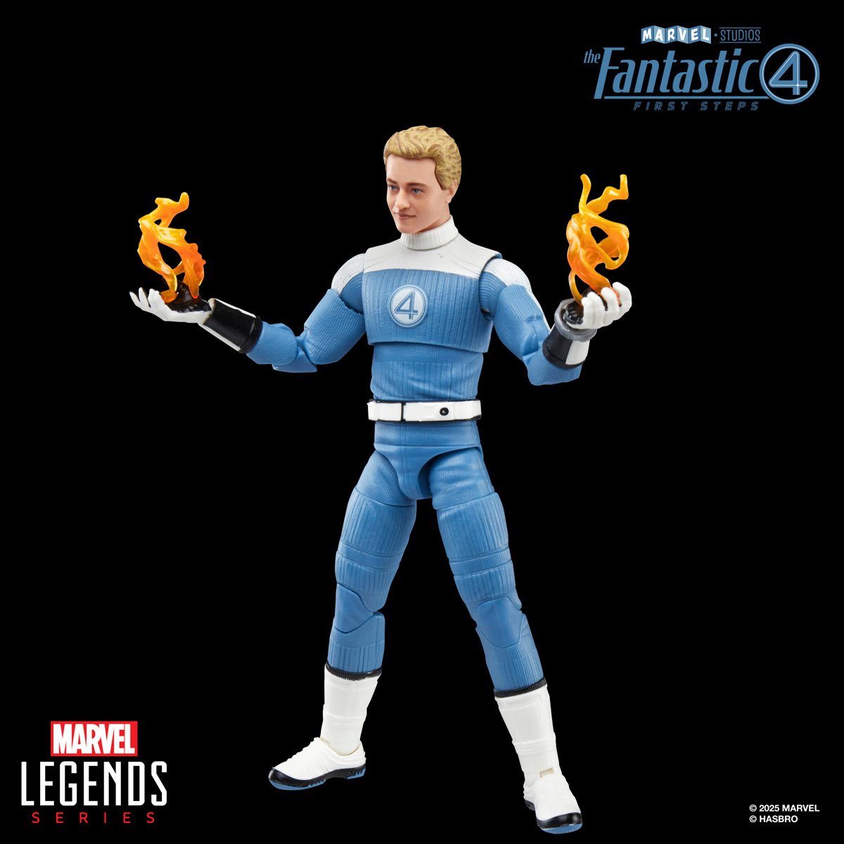 The Fantastic Four First Steps Marvel Legends Johnny Storm Action Figure