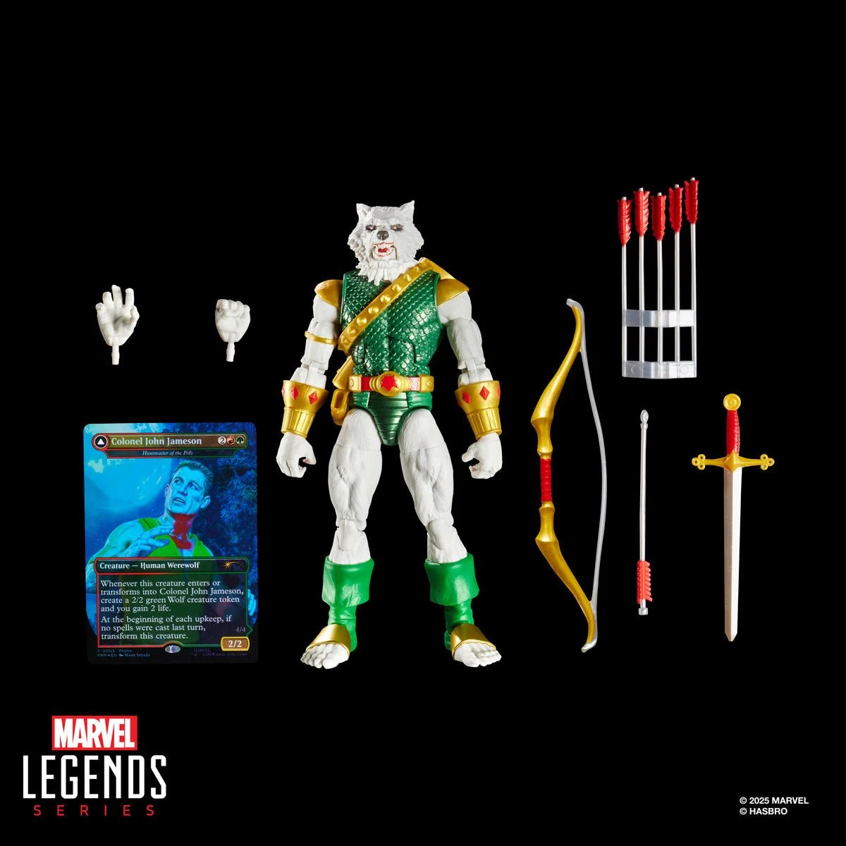 Spider-Man Marvel Legends Magic: The Gathering Man-Wolf Action Figure