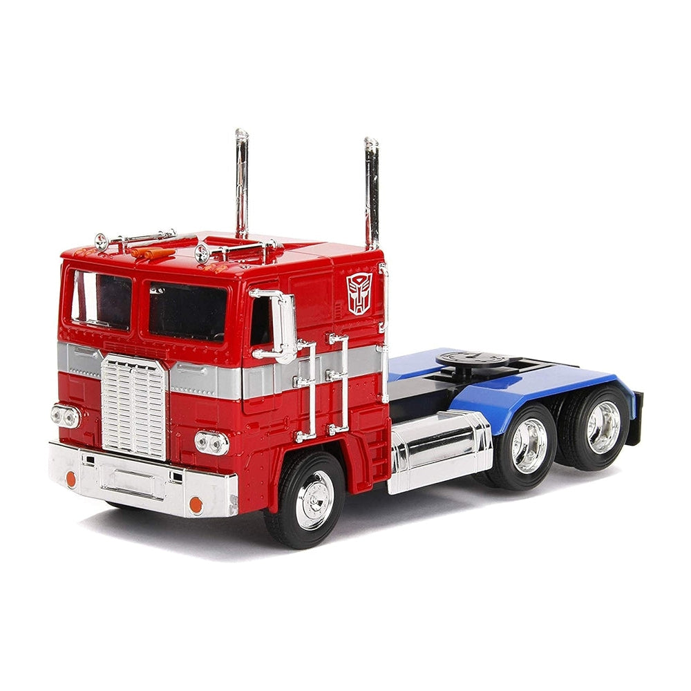 Transformers G1 Hollywood Rides Optimus Prime 1:24 Scale Die-Cast Vehicle