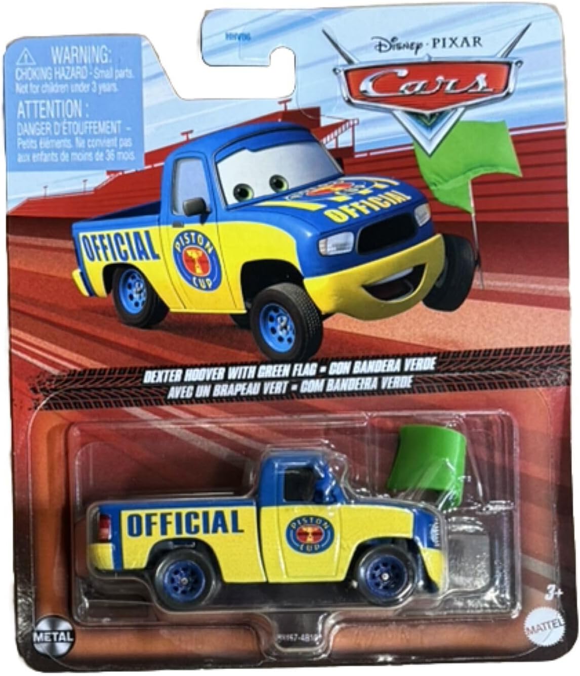 Disney Pixar Cars Dexter Hoover with Green Flag Die-Cast Vehicle