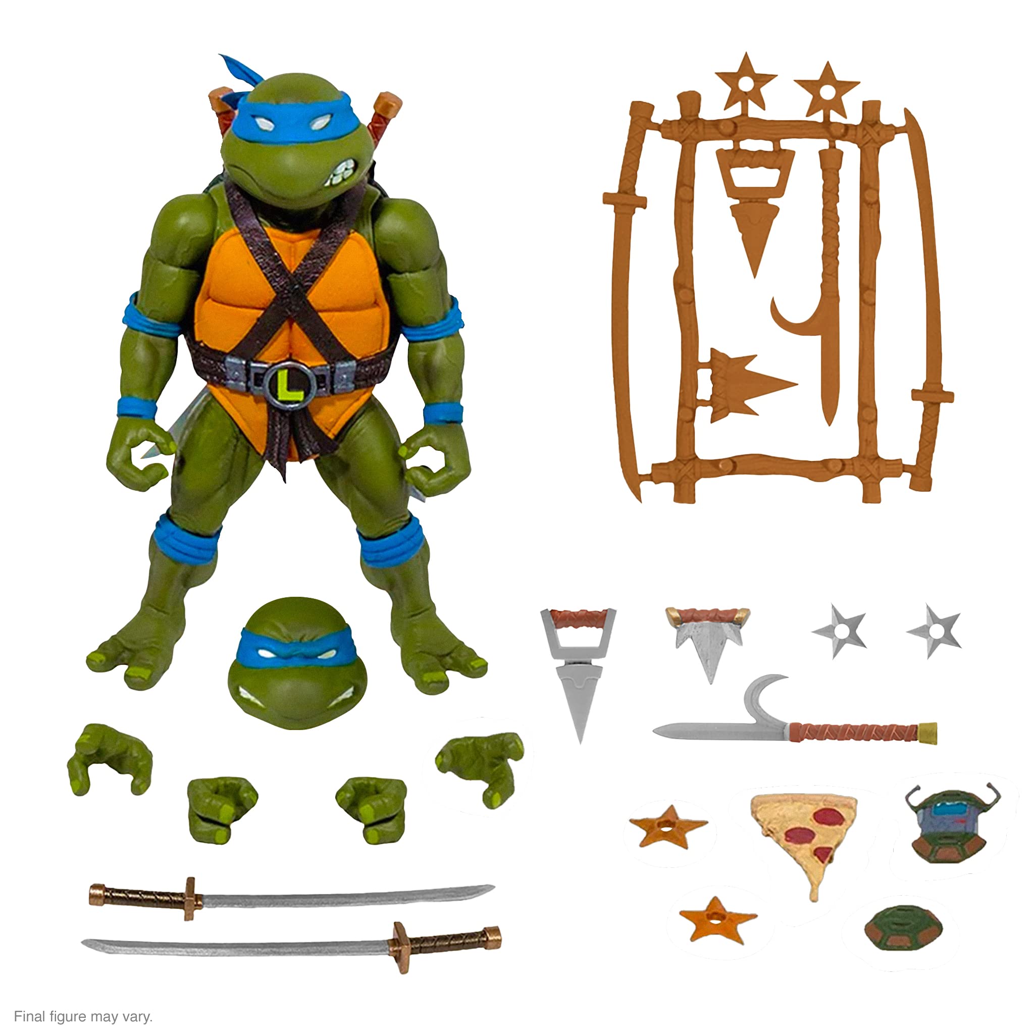 Teenage Mutant Ninja Turtles Ultimates Leonardo 7-Inch Action Figure By Super 7