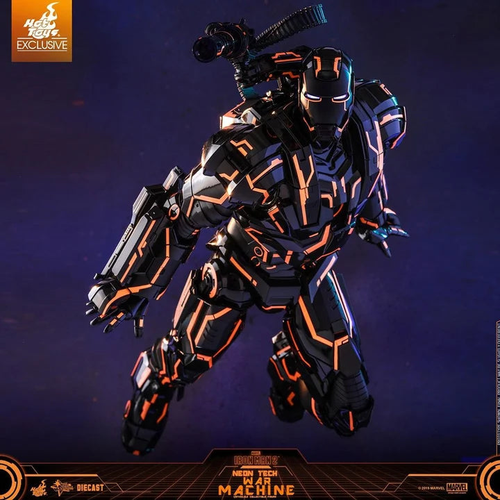 Neon Tech War Machine 1/6 Scale Exclusive Figure By Hot Toys