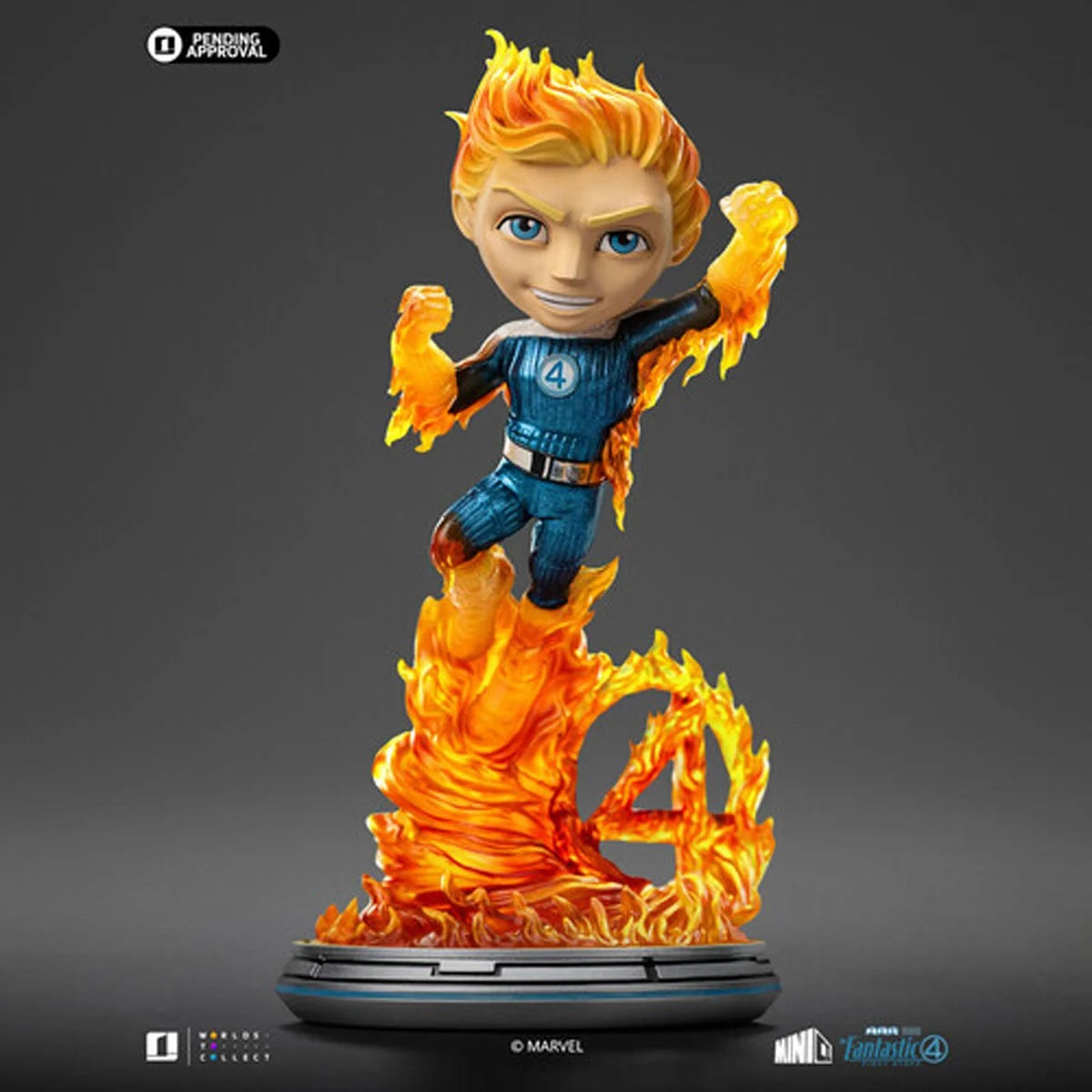 The Fantastic Four: First Steps MiniCo Limited Edition Metallic Vinyl 4 Pack Figure