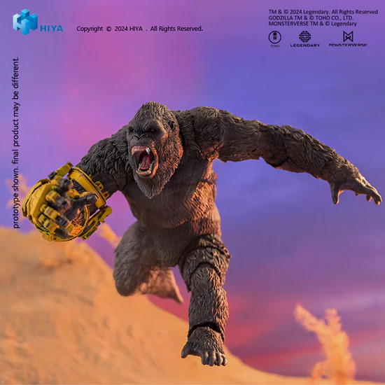 Godzilla x Kong The New Empire Exquisite Basic Kong Beast Glove Version By Hiya Toys