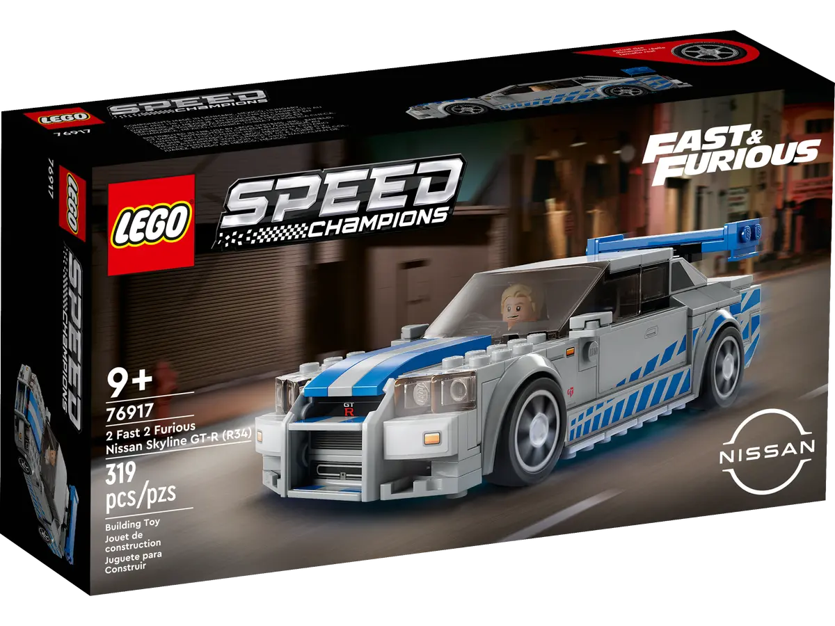 2 Fast 2 Furious Nissan Skyline GT-R (R34) | Lego Speed Champions 76917