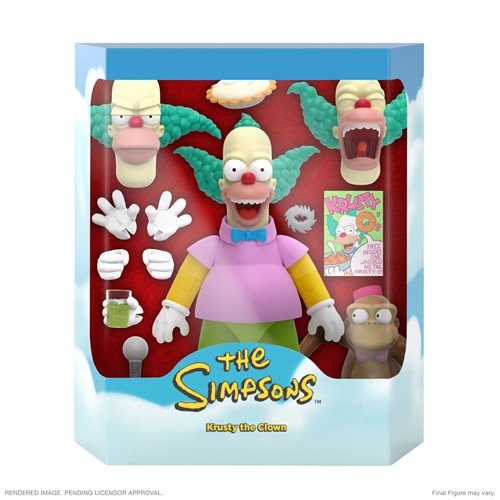 The Simpsons Ultimates Krusty the Clown 7-Inch Action Figure By Super 7