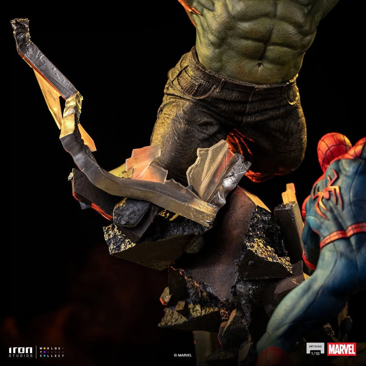 Spider-Man: Brand New Day Spider-Man vs Hulk 1/10 Art Scale Limited Edition Statue by Iron Studios