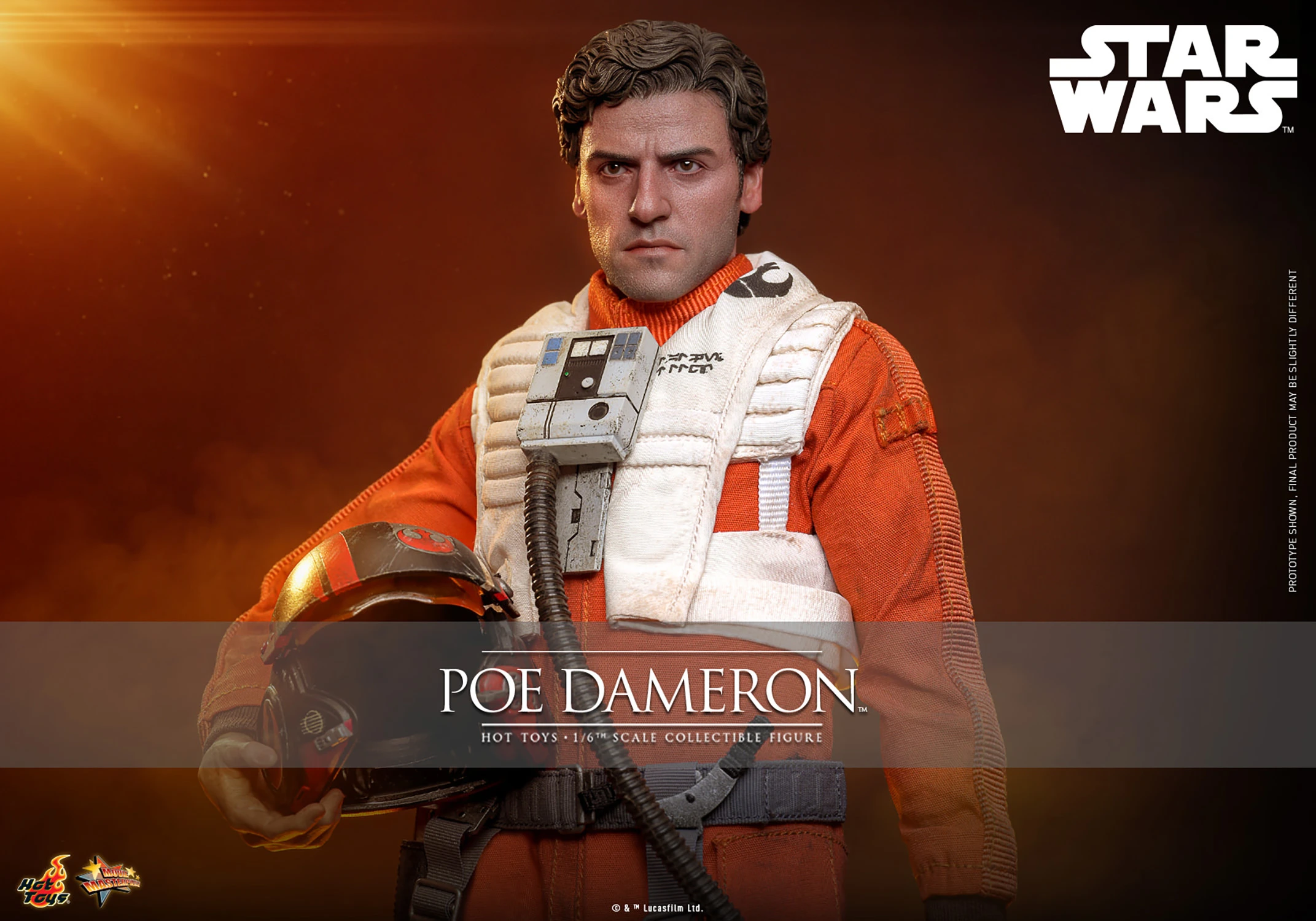 Star Wars: The Force Awakens Poe Dameron Figure by Hot Toys