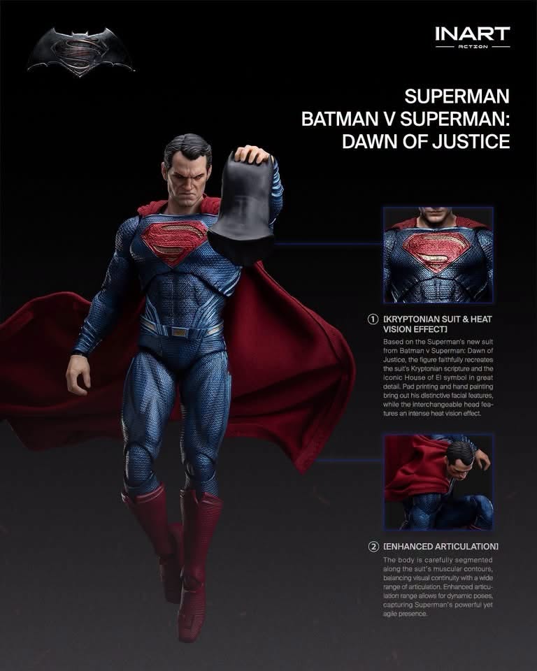 Batman v Superman: Dawn of Justice Superman 1/12 Action Figure