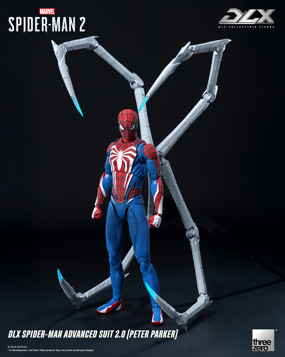 Spider-Man Advanced Suit 2.0 (Peter Parker) DLX Figure by Threezero