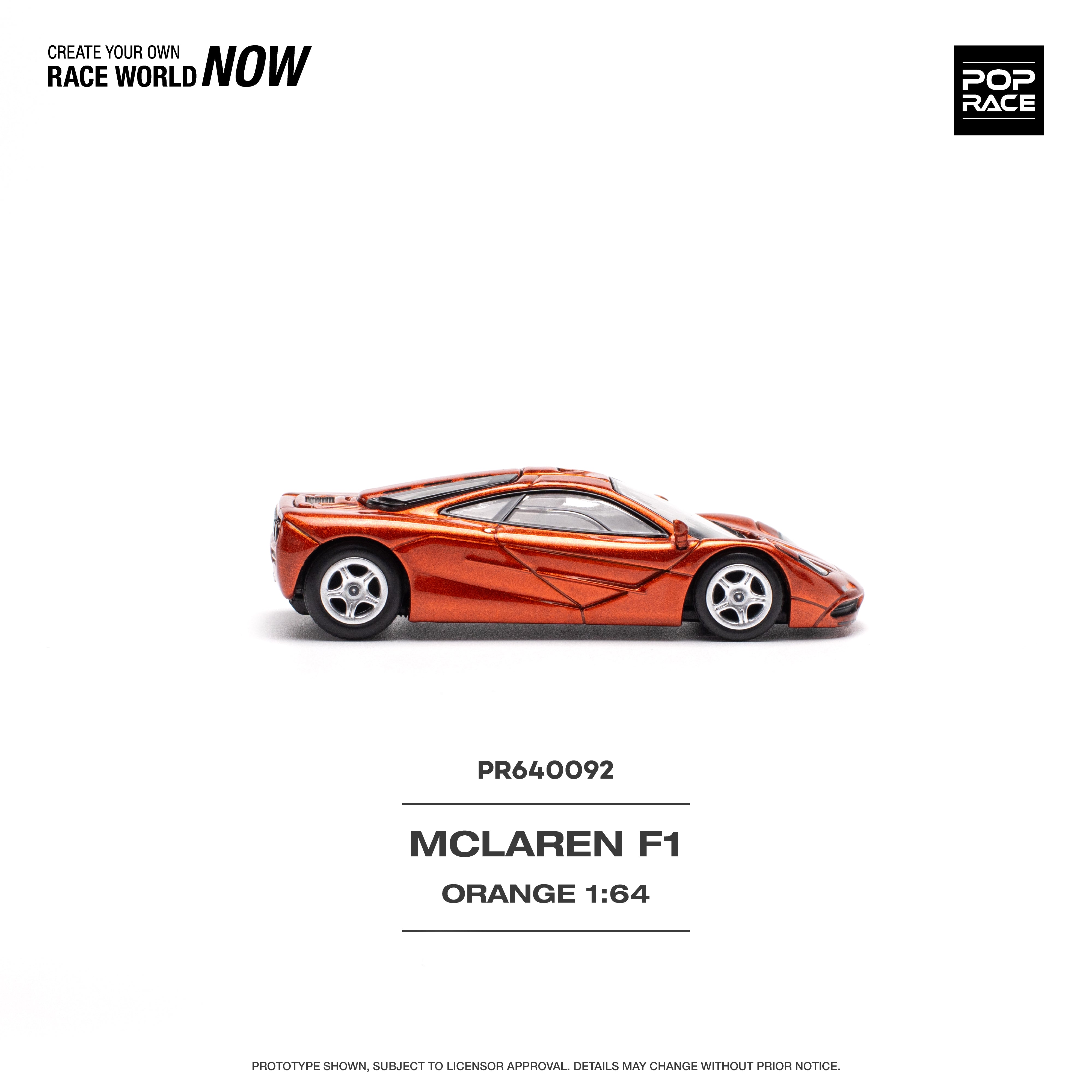 McLAREN F1 - Orange PR640920 by Pop Race