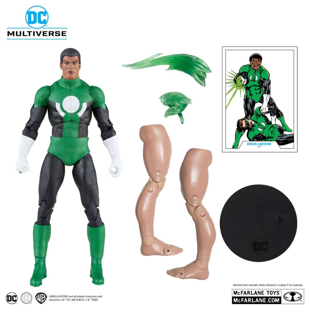 Green Lantern (JLA) 7" Build-A-Figure BY MCFARLANE