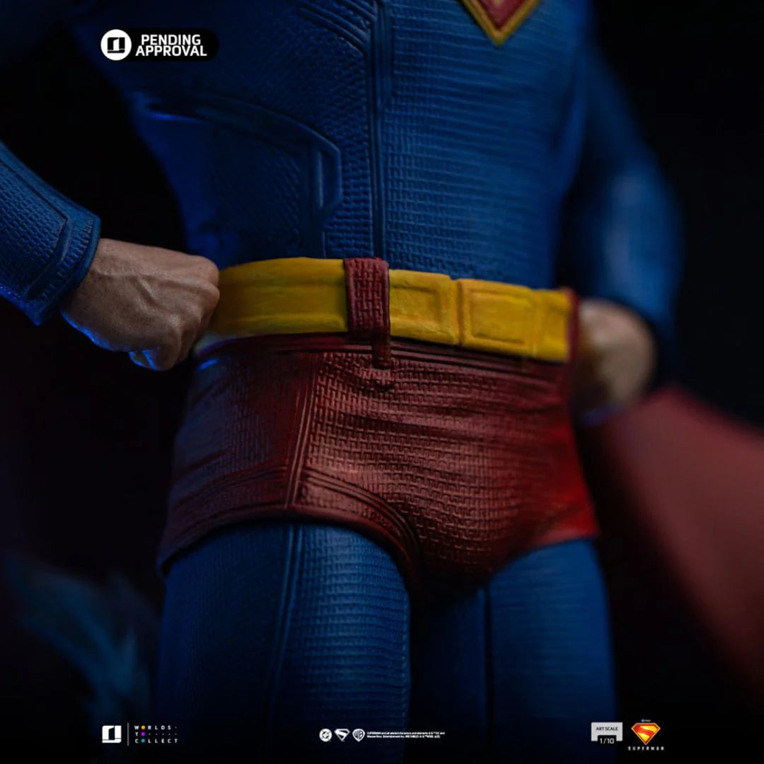 Superman & Krypto Art Scale Statue By Iron Studios