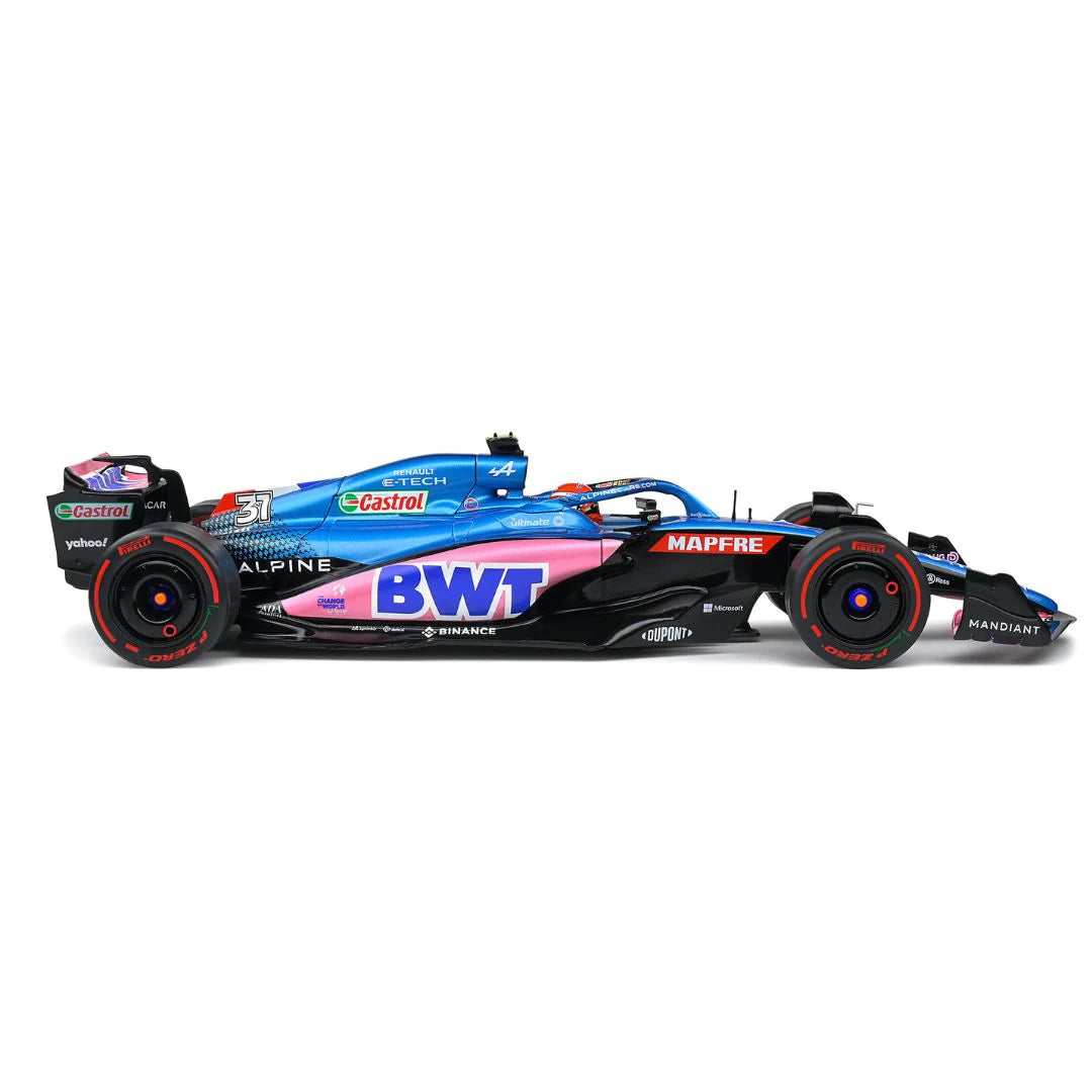 Blue 2022 Alpine A522 #31 Esteban Ocon 1:18 Solido Die-Cast By Solido