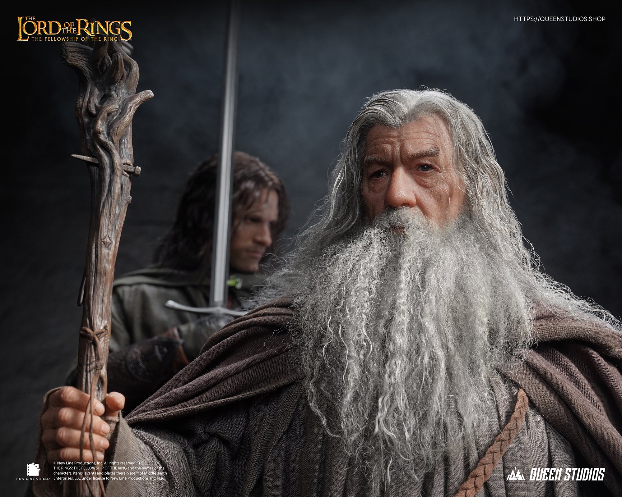 Queen Studios The Lord of the Rings The Fellowship of the Ring Gandalf 1/3 Scale Statue