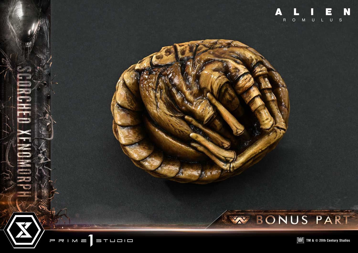Alien Romulus Scorched Xenomorph DX Bonus Version By Prime 1 Studio