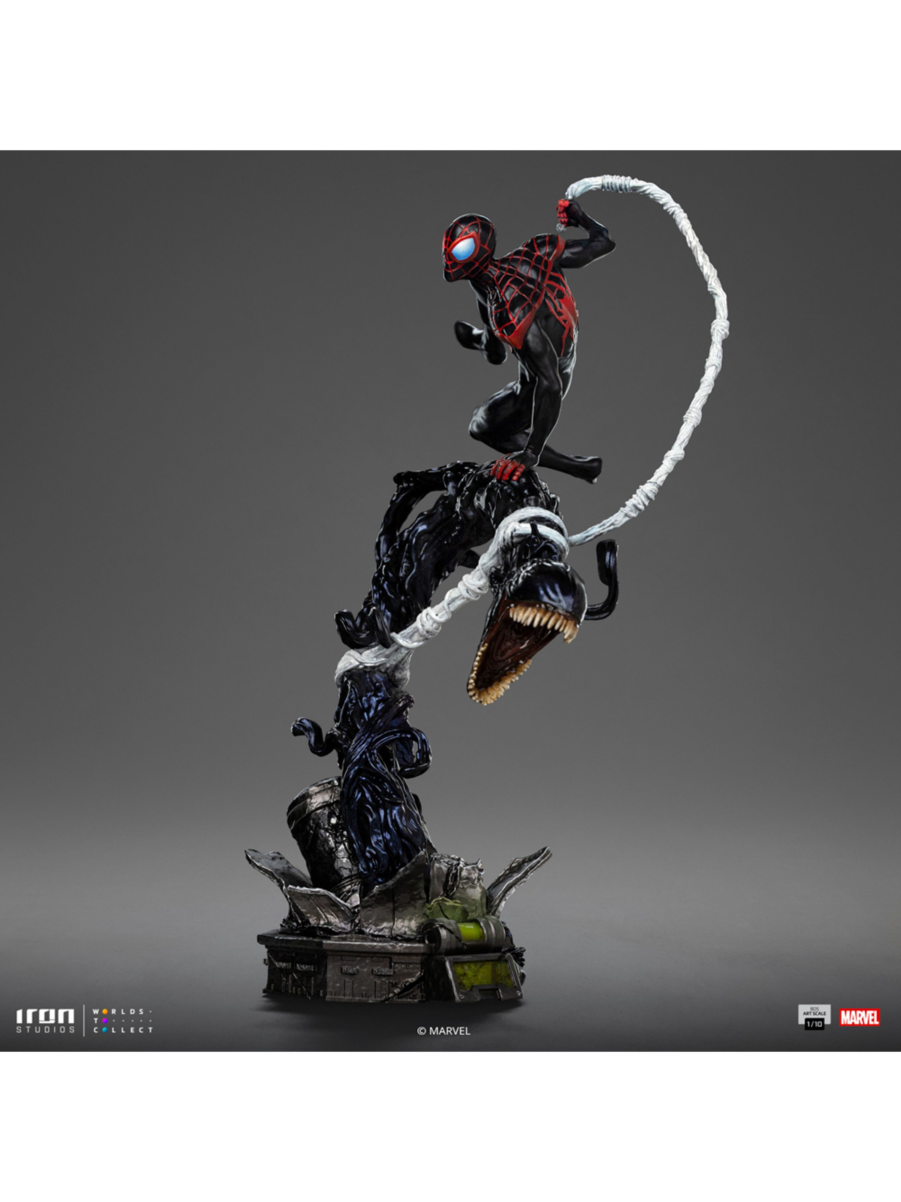 Miles Morales Statue by Iron Studios