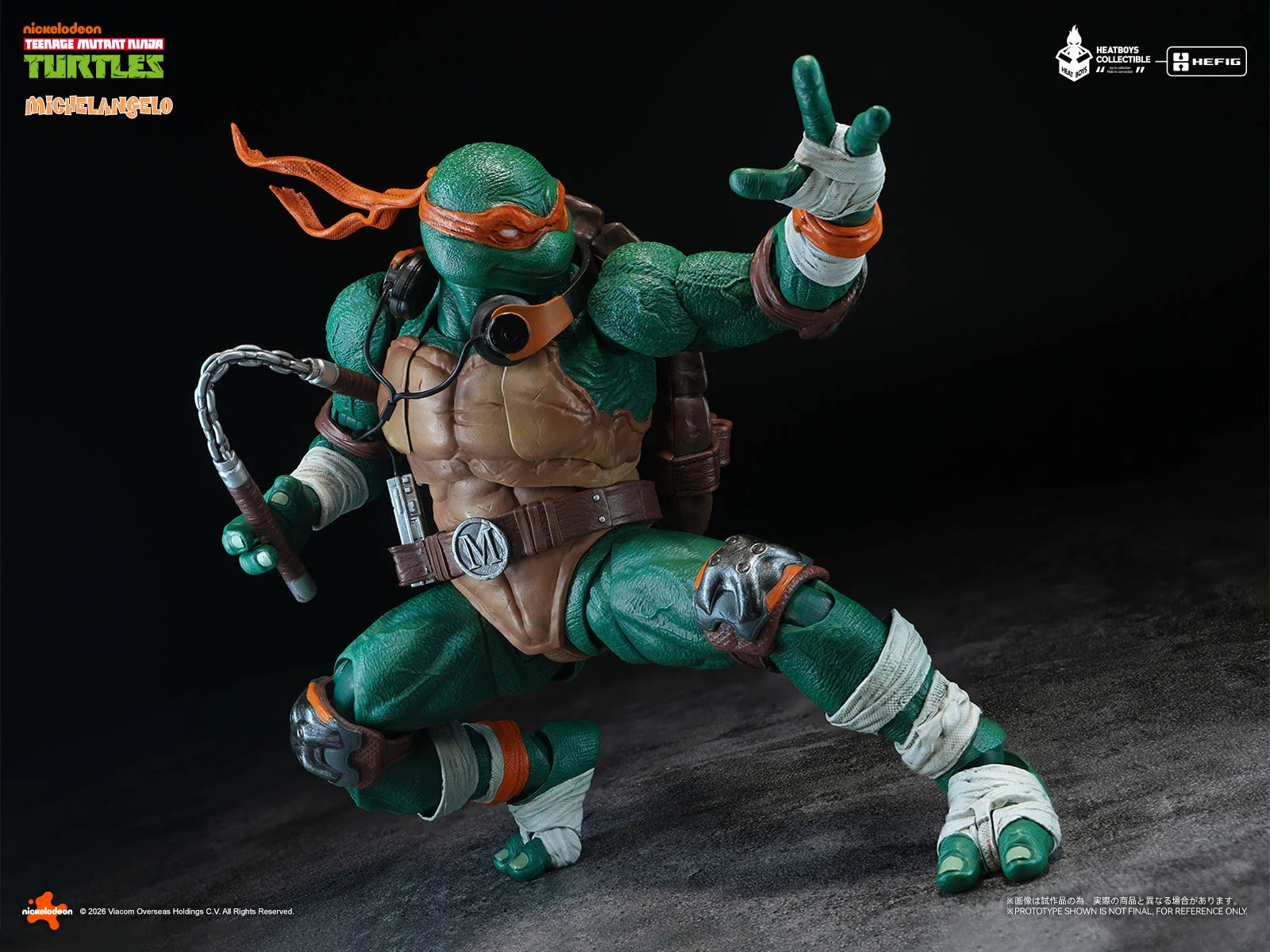 HB0105 HEATFIG Teenage Mutant Ninja Turtles Michelangelo Standard Edition By Heatboys