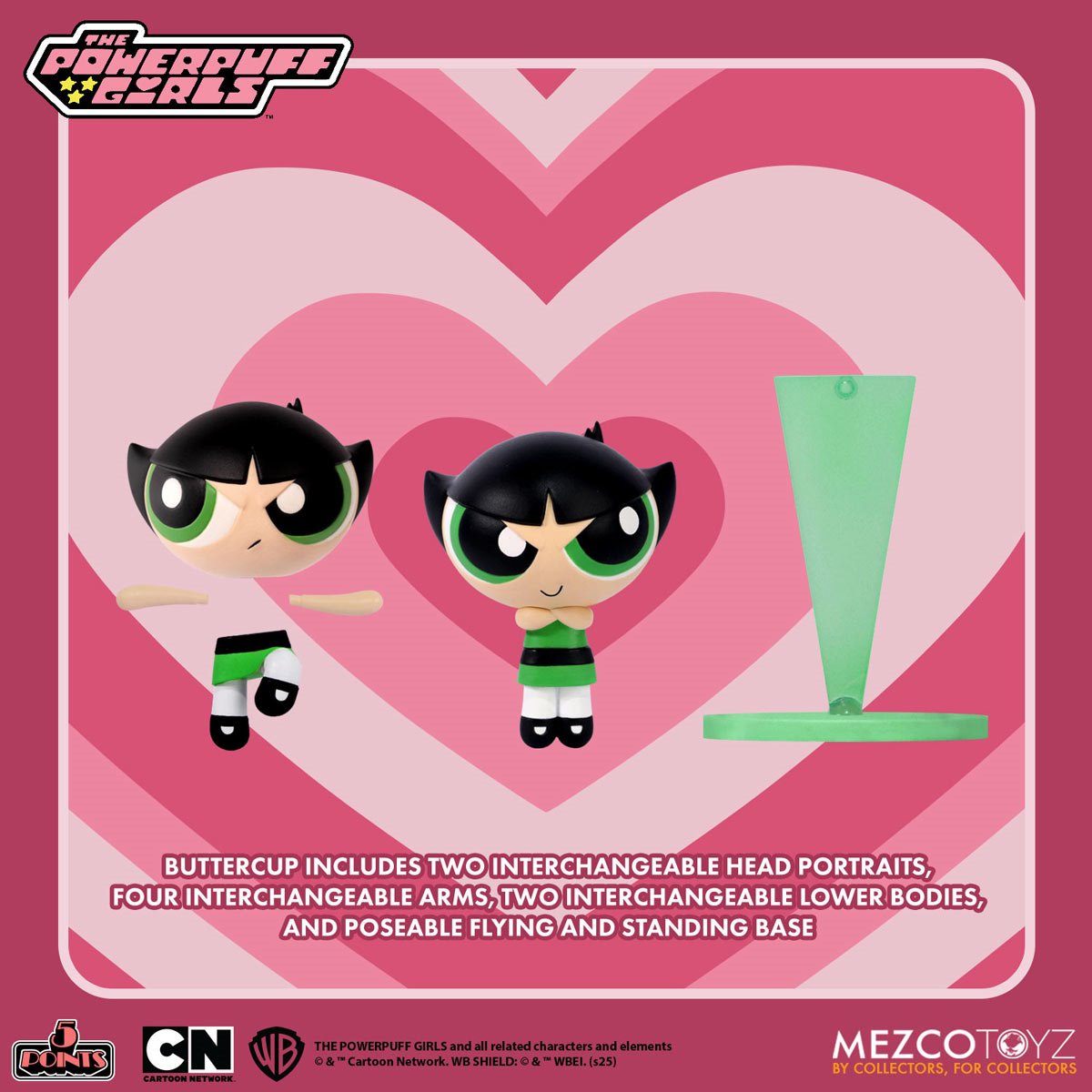 The Powerpuff Girls 5 Points Action Figure