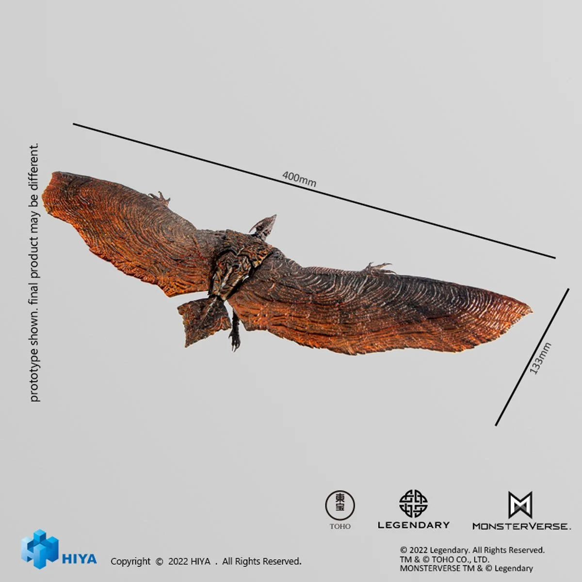 Godzilla: King of the Monsters Rodan Exquisite Basic Action Figure Previews Exclusive