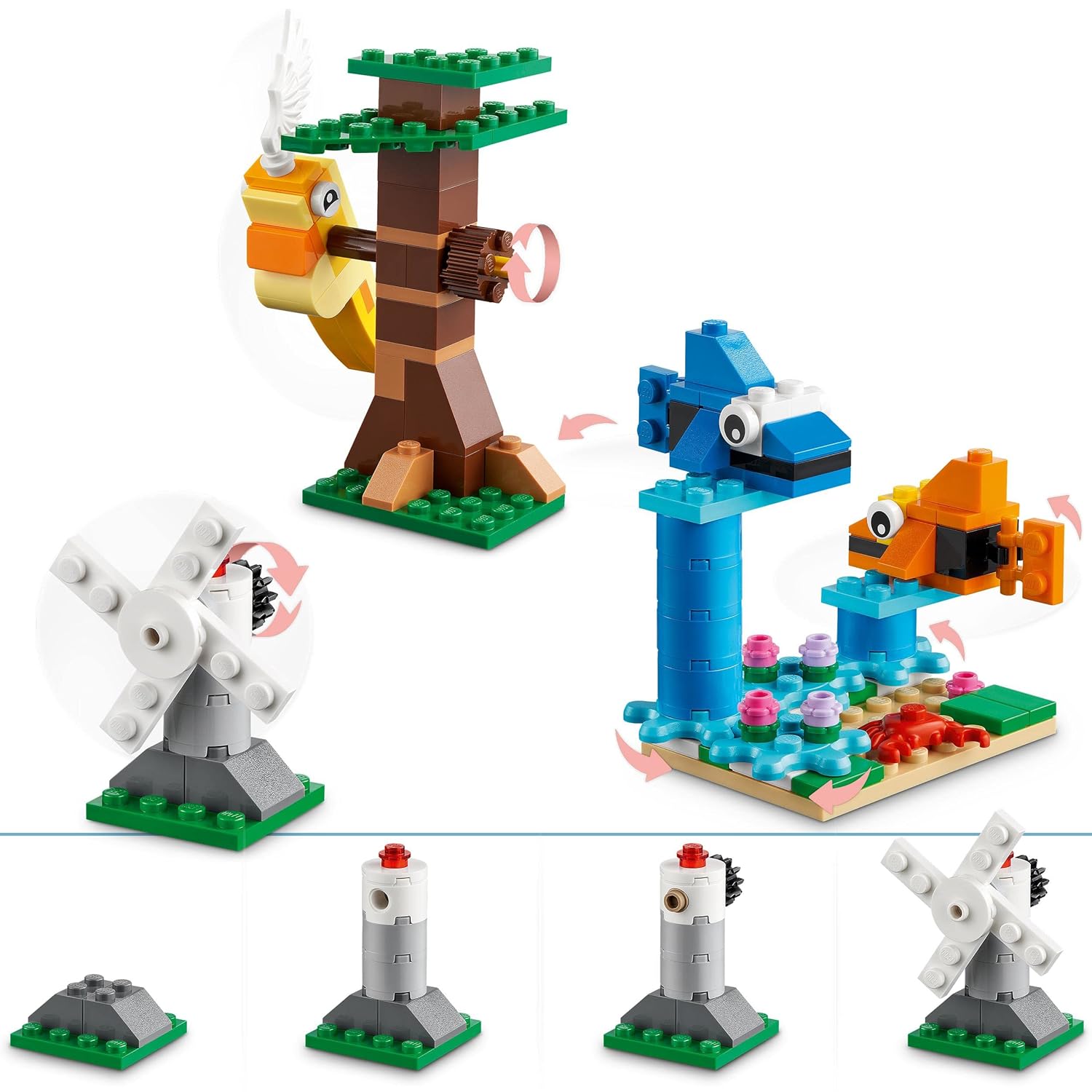 LEGO Classic Bricks & Functions 11019 (500 Pieces)