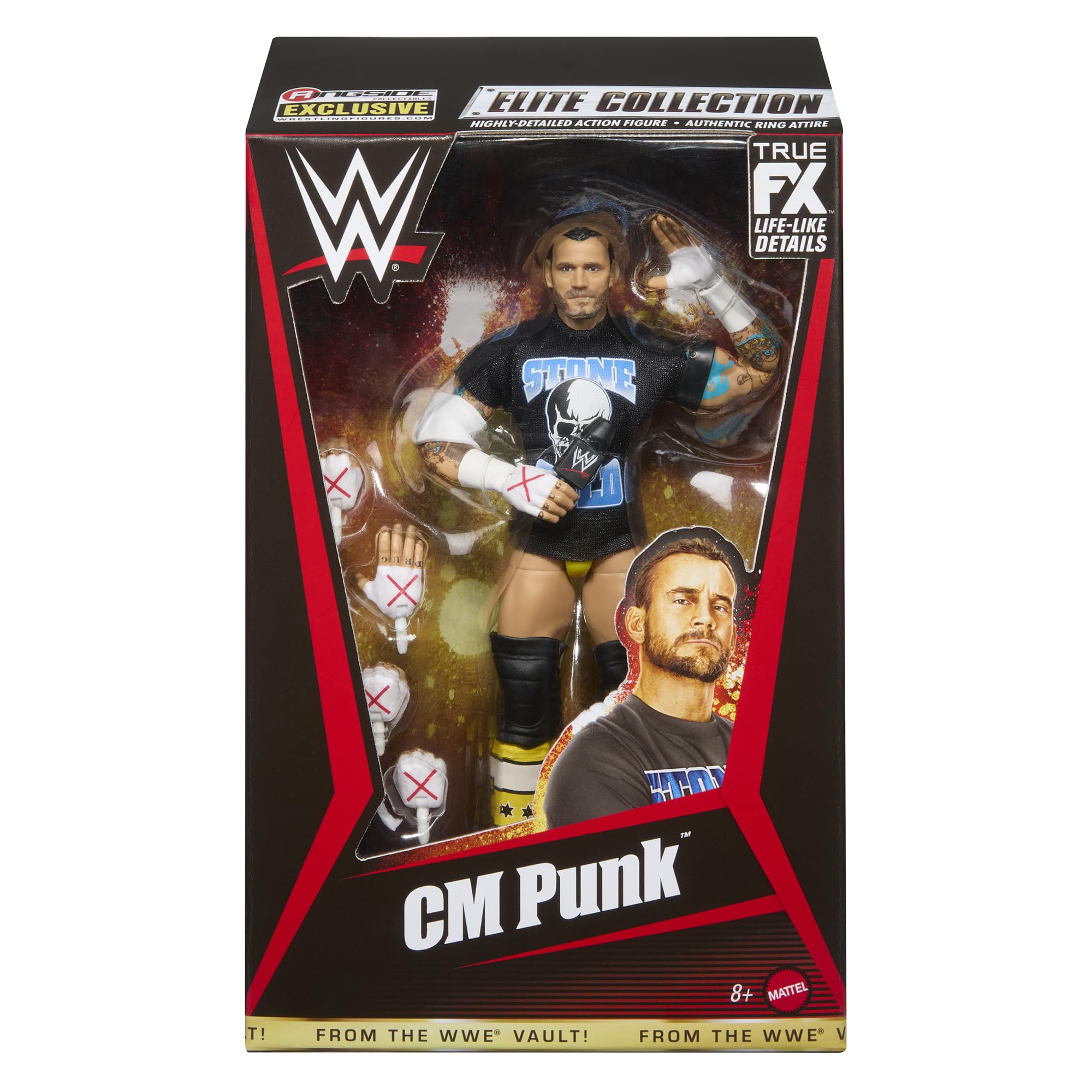 WWE (Pipe Bomb cm Punk) from The Vault Ringside Exclusive Action Figure
