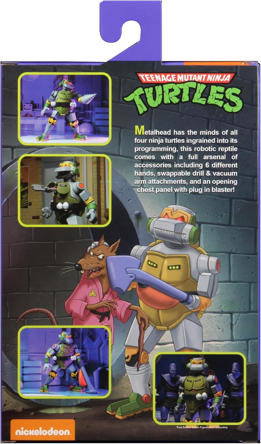 NECA Teenage Mutant Ninja Turtles The Mighty Metalhead Ultimate Action Figure