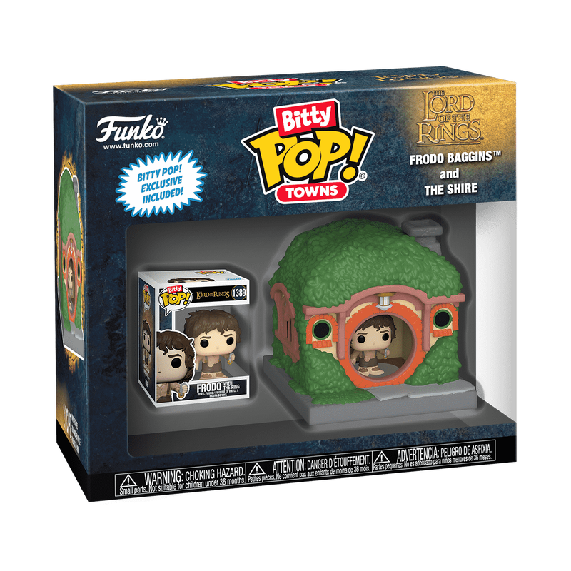 LOTR Frodo Baggins and The Shire Bitty Pop Towns