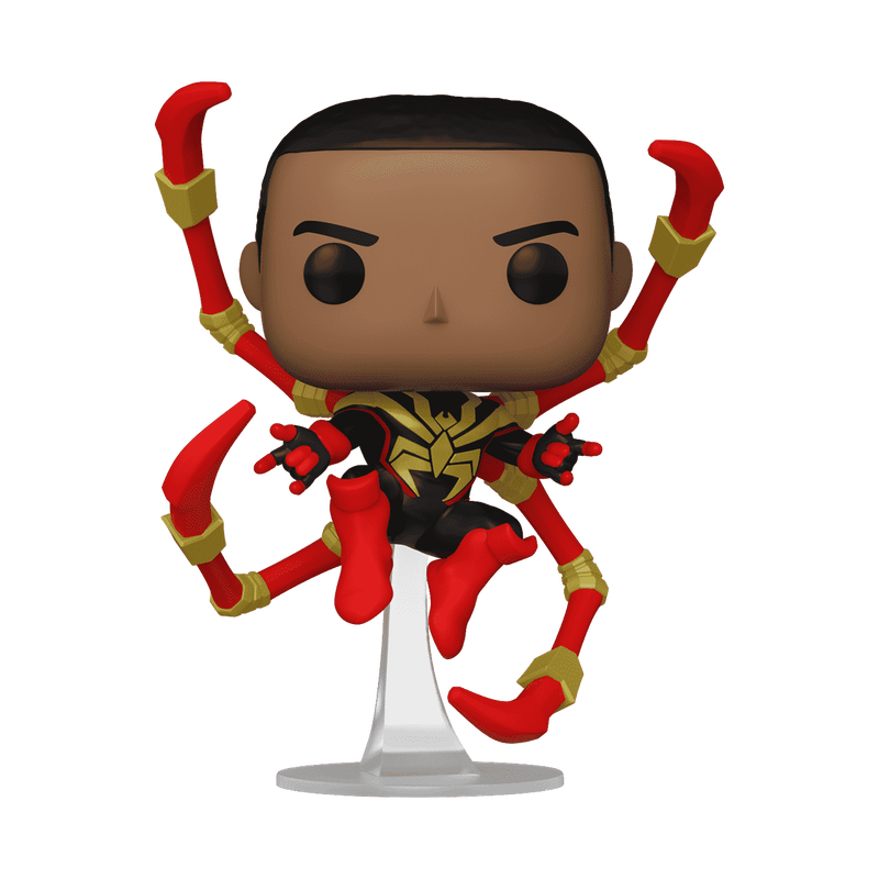 Spider Man Gold Iron Spider Pop Miles Morales Iron Spider Funko