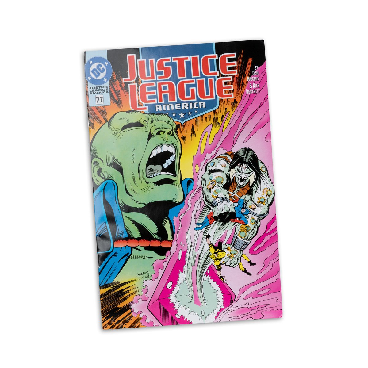 DC Direct Page Punchers Martian Manhunter Action Figure with comic