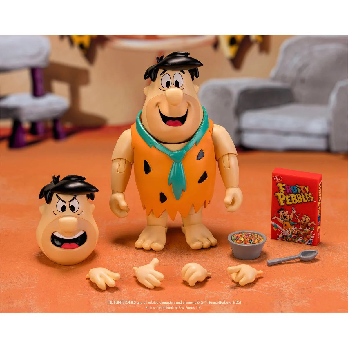 Fruity Pebbles Fred Flintstone Action Figure
