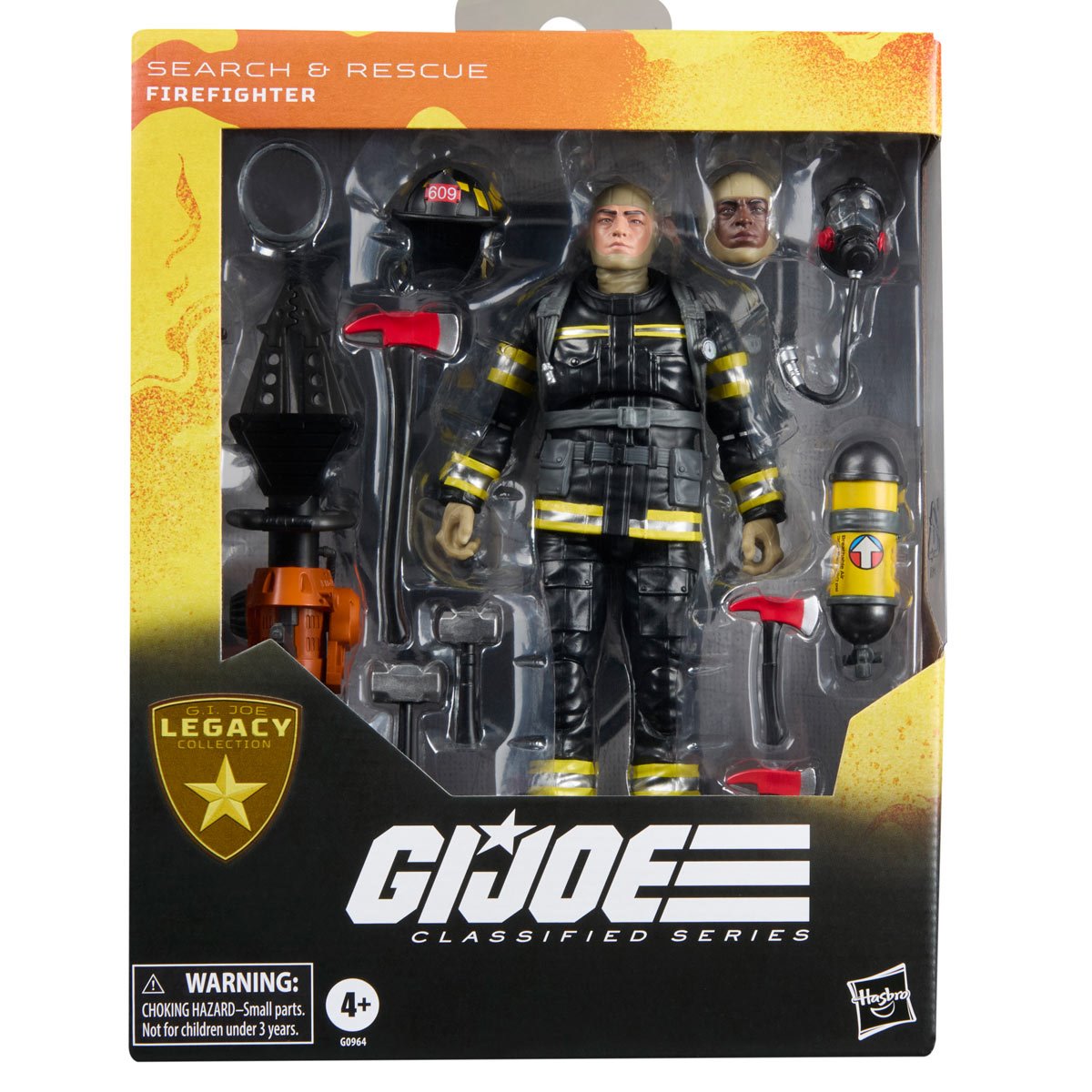 G.I. Joe Classified Series Search & Rescue Firefighter Action Figure