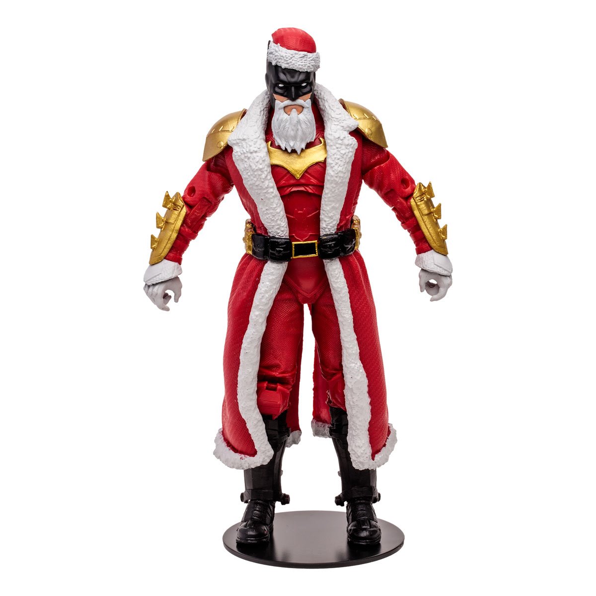 Batman Red Santa Suit Vault Collection Action Figure By McFarlane