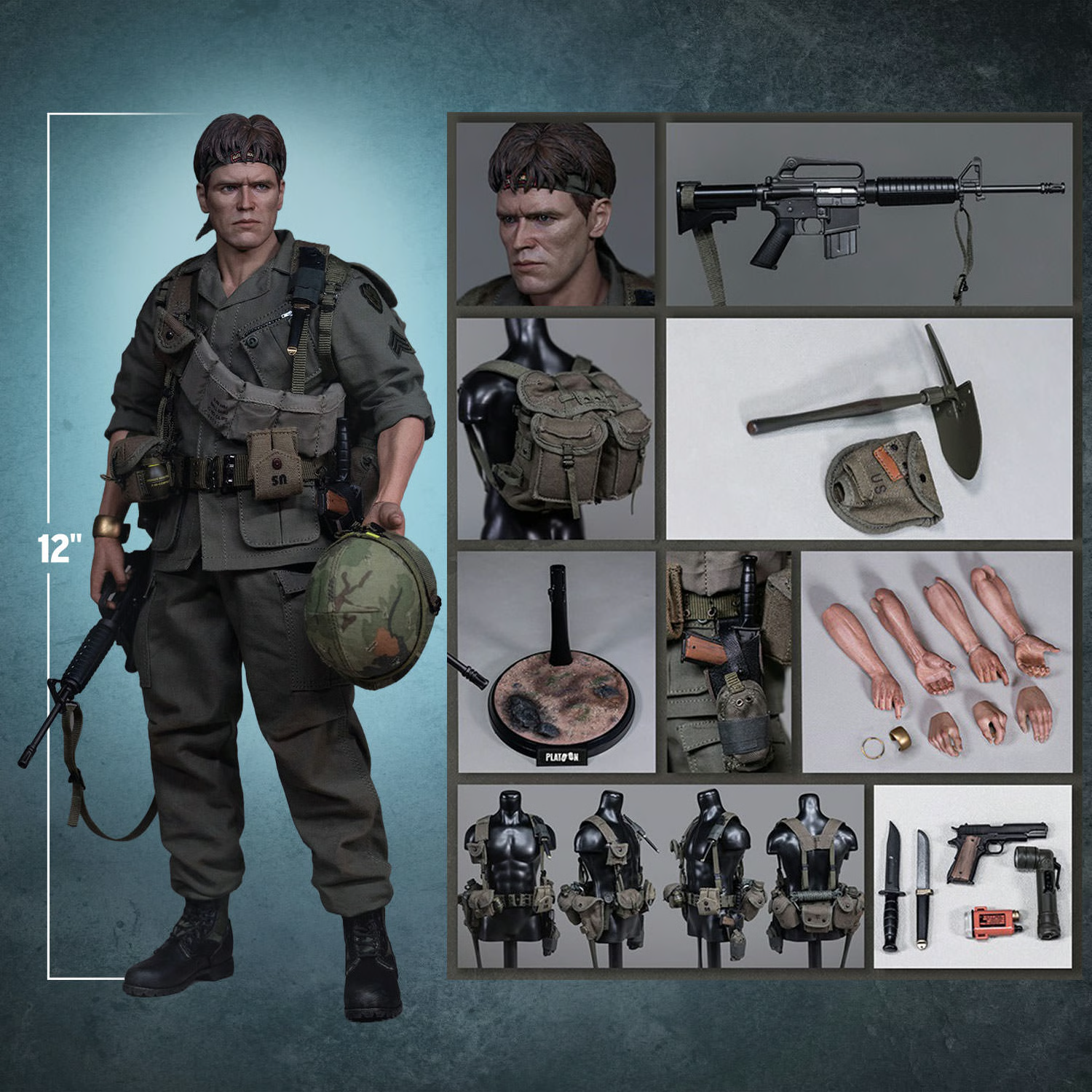 Sergeant Elias Sixth Scale Figure by Damtoys