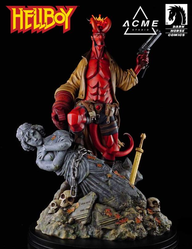 HELLBOY 1/4 Scale Statue Mignola Comic By XM Studios