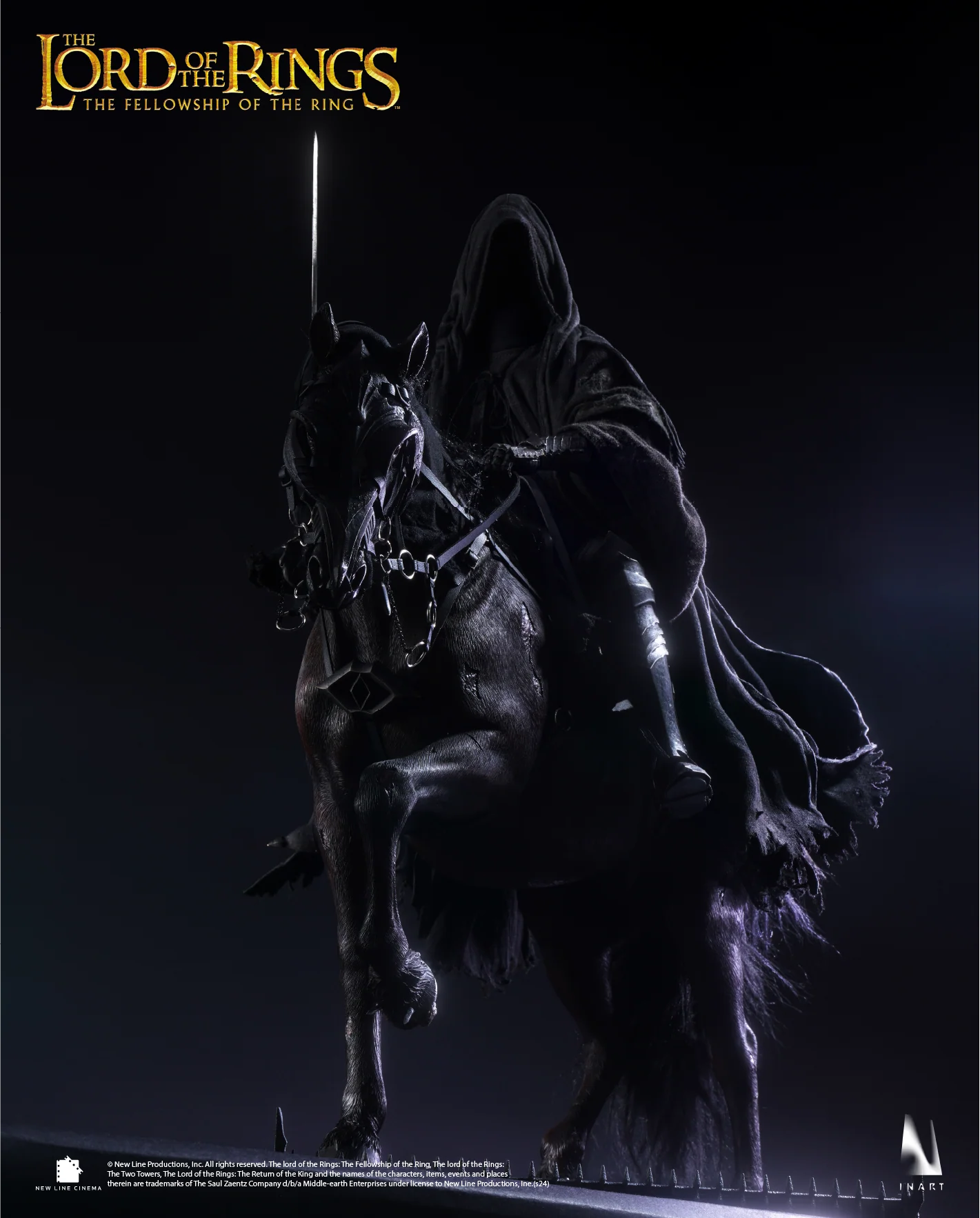 Nazgûl (Ringwraith) Sixth Scale Deluxe Version with Horse Figure