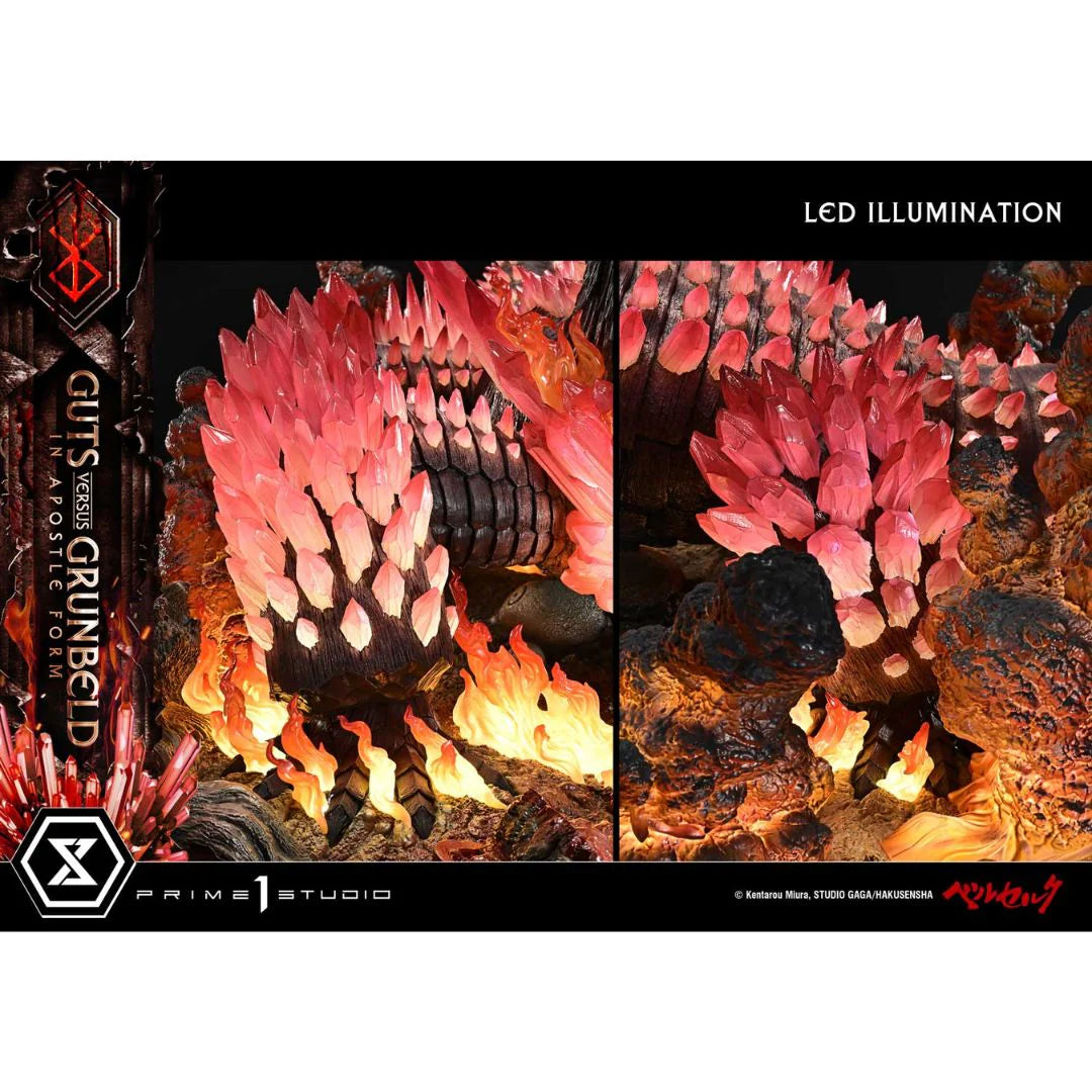 Berserk Guts Versus Grunbeld In Apostle Form Statue By Prime1 Studios