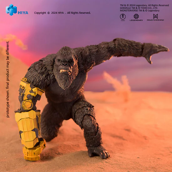 Godzilla x Kong The New Empire Exquisite Basic Kong Beast Glove Version By Hiya Toys
