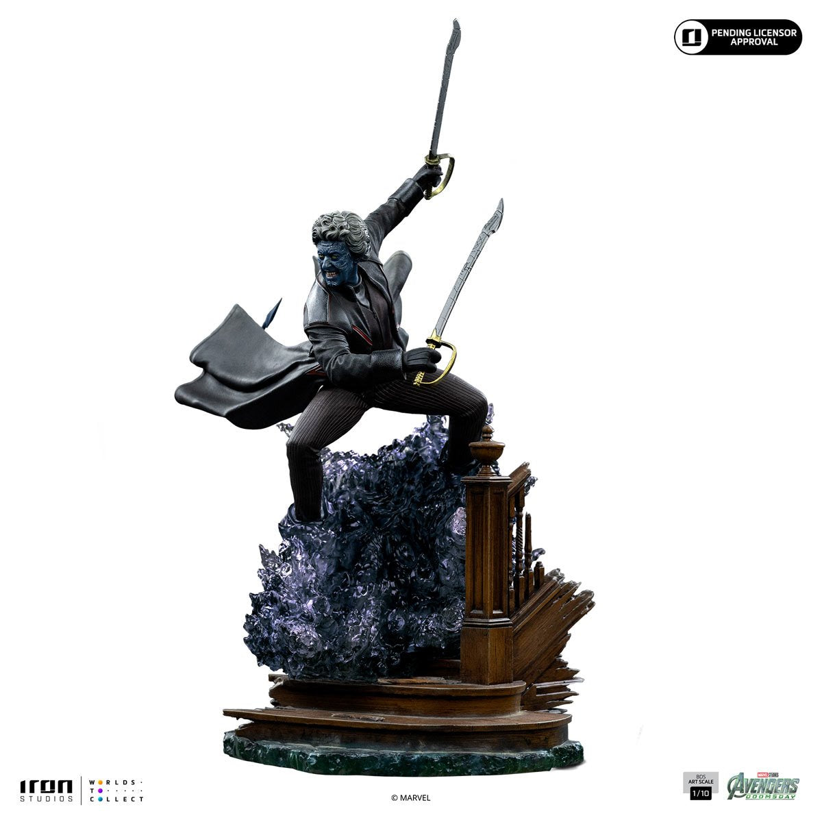 Avengers: Doomsday Nightcrawler Battle Diorama Series Art Scale 1:10 Statue
