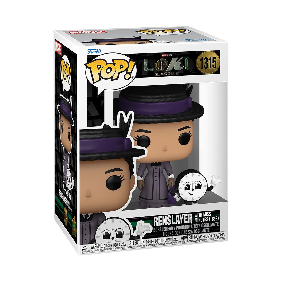 Loki Season 2 Renslayer with Miss Minutes (1893) Vinyl Figure By Funko Pop!